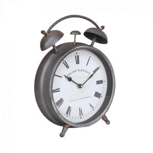 Tafelklok zwart Dundee 26x28x6 cm Tafelklok zwart Dundee 26x28x6 cm